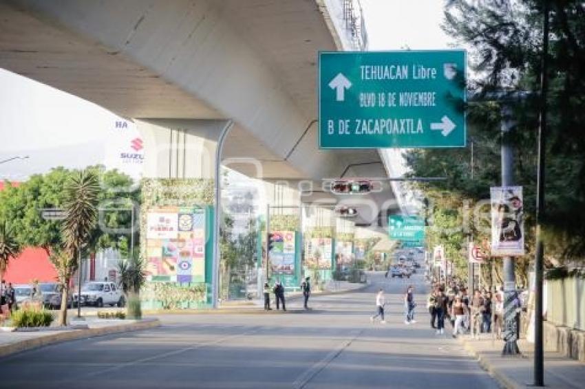 FERIA DE PUEBLA . TRÁFICO