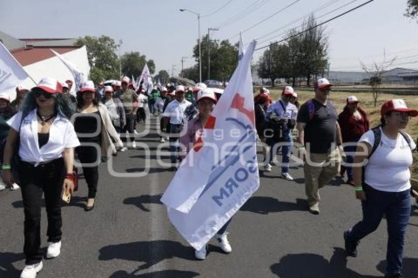 MARCHA SINDICATO . SNTECSR