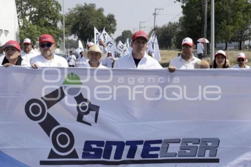 MARCHA SINDICATO . SNTECSR