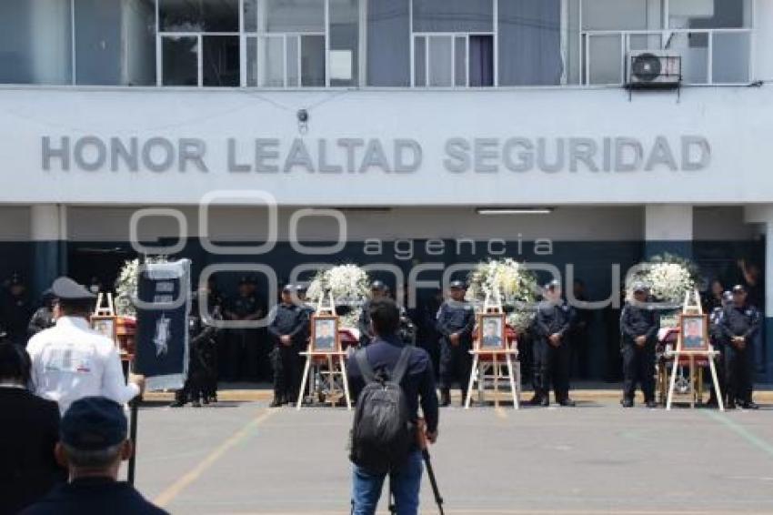 HOMENAJE POLICÍAS CHIGNAHUAPAN