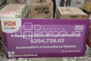 COMEDORES PALAFOX. DONACIÓN DE ALIMENTOS