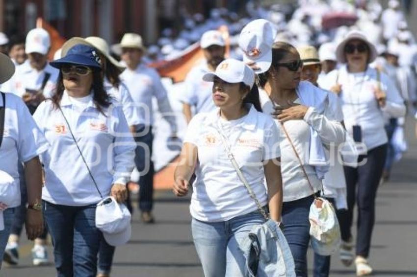 TLAXCALA . DESFILE DÍA DEL TRABAJO