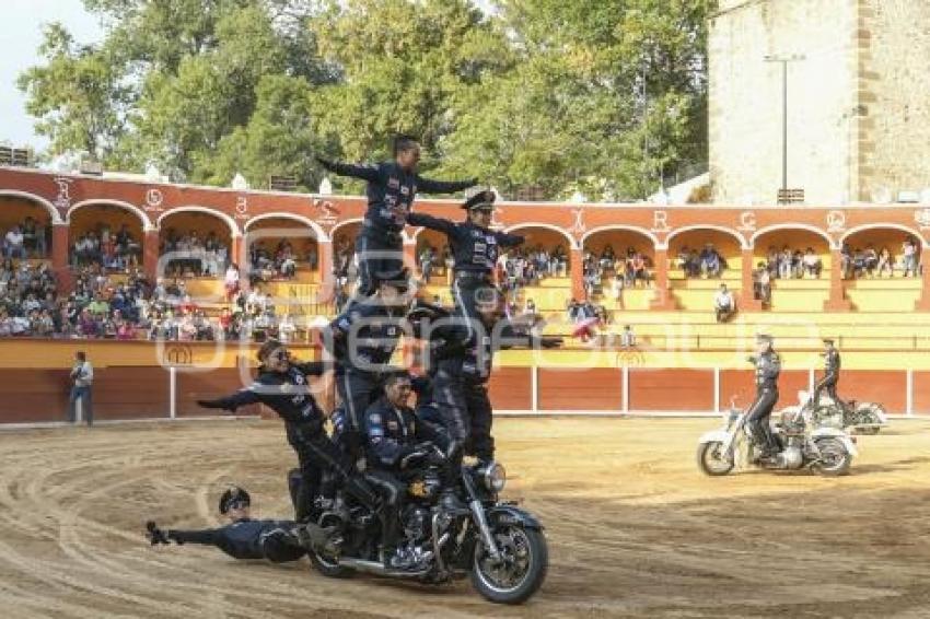 TLAXCALA . ACROBACIA SEGURIDAD PÚBLICA