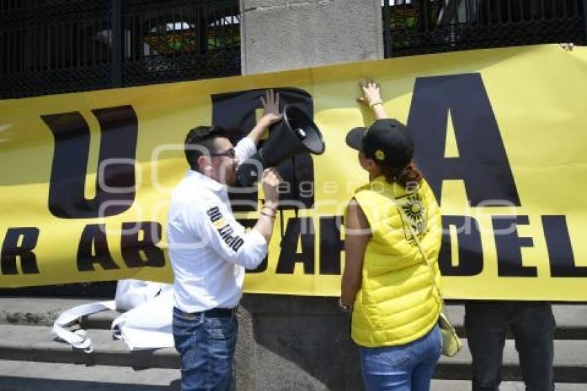 TLAXCALA . MANIFESTACIÓN PRD