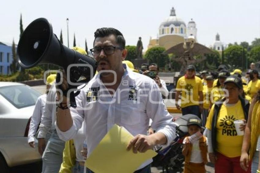 TLAXCALA . MANIFESTACIÓN PRD