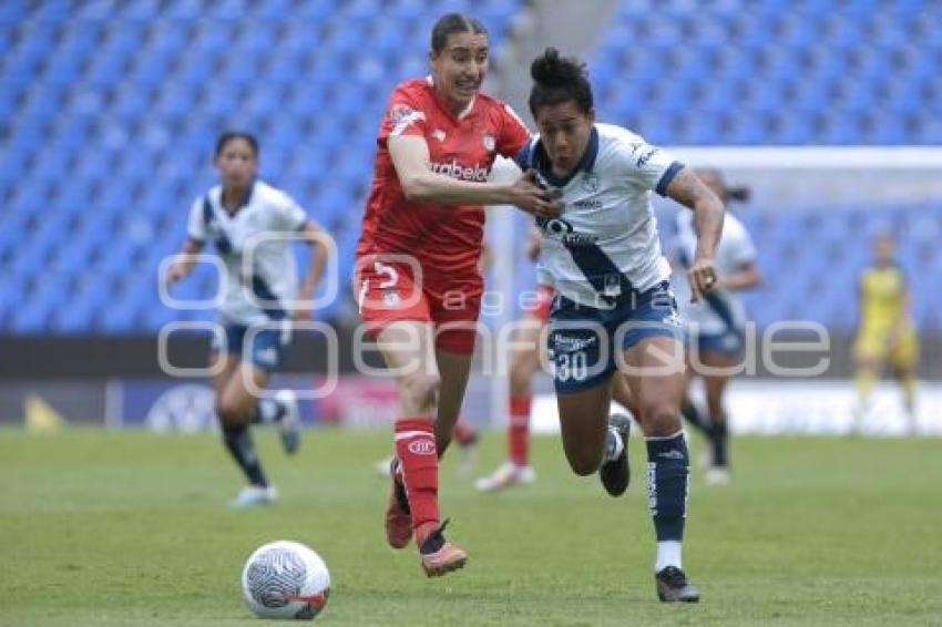 FÚTBOL FEMENIL . PUEBLA VS TOLUCA