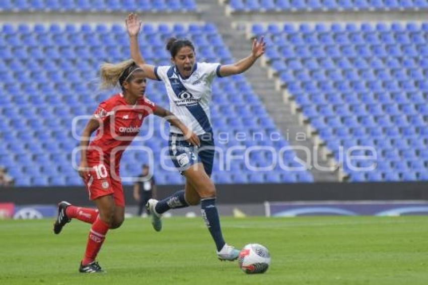 FÚTBOL FEMENIL . PUEBLA VS TOLUCA