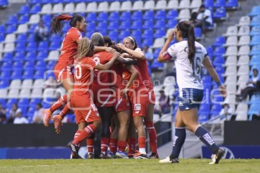 FÚTBOL FEMENIL . PUEBLA VS TOLUCA