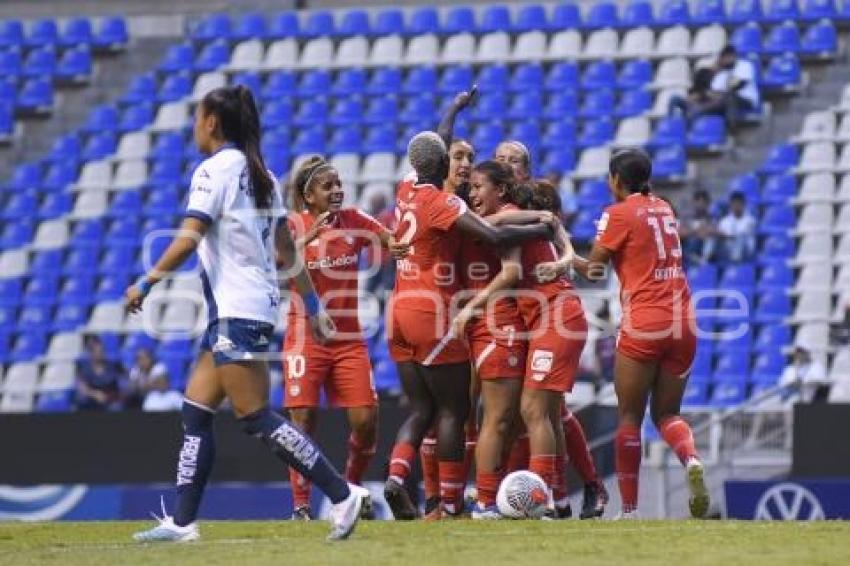 FÚTBOL FEMENIL . PUEBLA VS TOLUCA