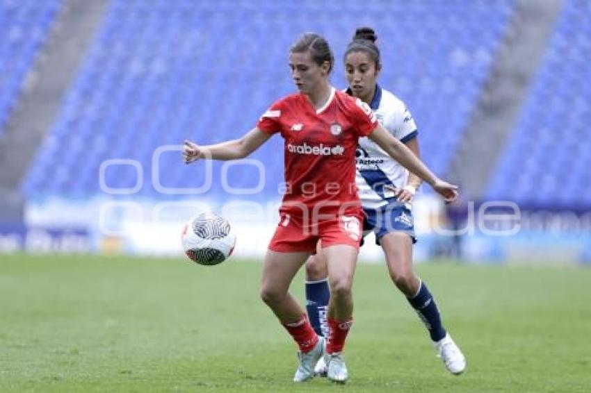 FÚTBOL FEMENIL . PUEBLA VS TOLUCA