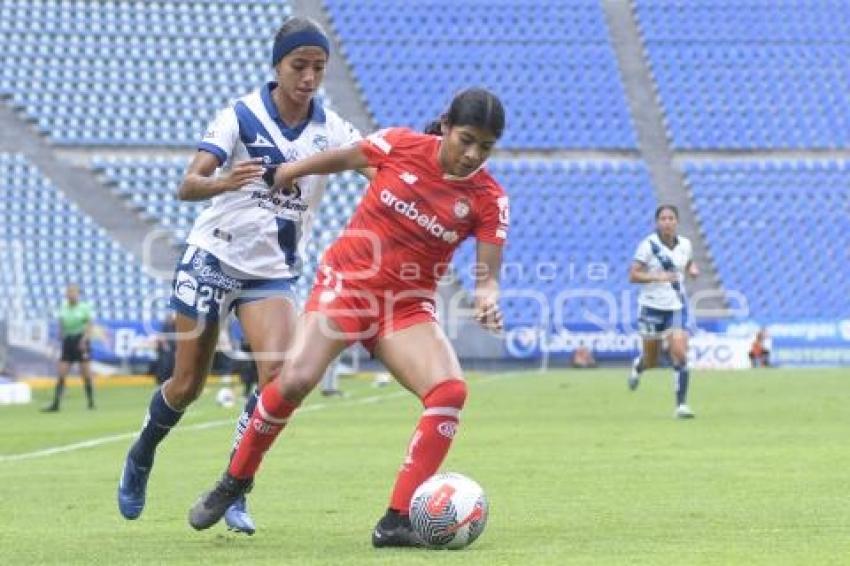 FÚTBOL FEMENIL . PUEBLA VS TOLUCA