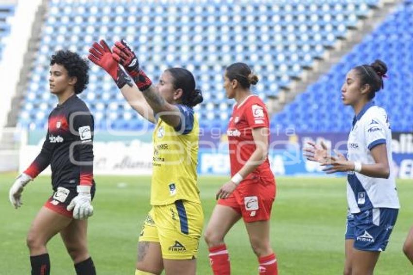 FÚTBOL FEMENIL . PUEBLA VS TOLUCA