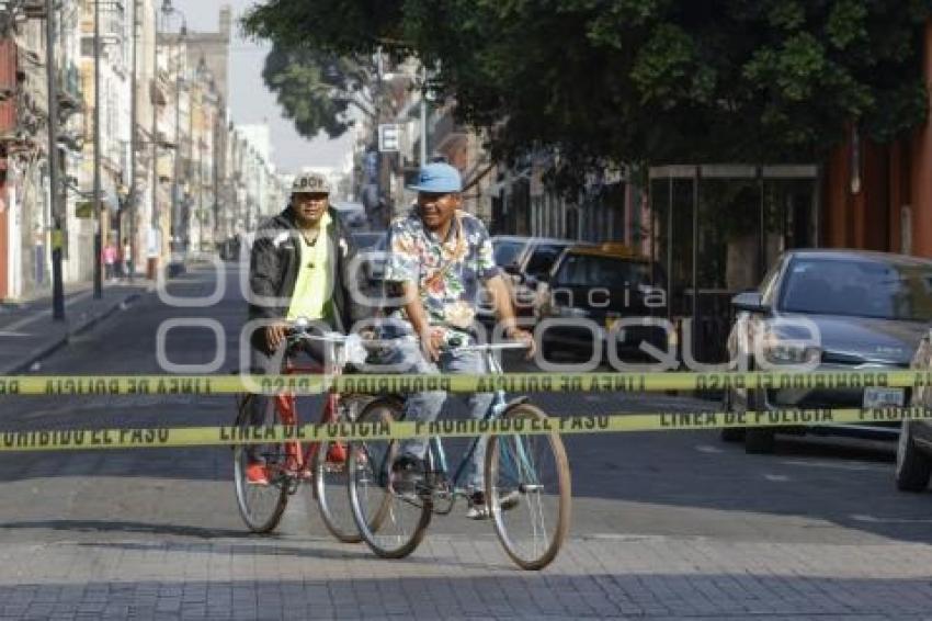 DESFILE 5 DE MAYO . CIERRE VIAL