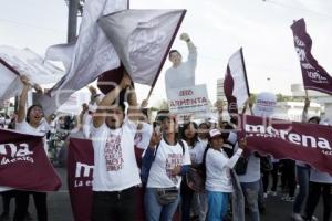 DEBATE PUEBLA 2024 . SIMPATIZANTES