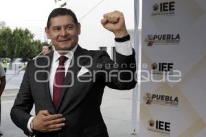 DEBATE PUEBLA 2024 . ALEJANDRO ARMENTA