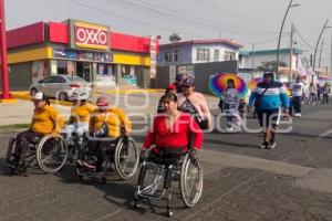 TLAXCALA . MARCHA PERSONAS CON DISCAPACIDAD