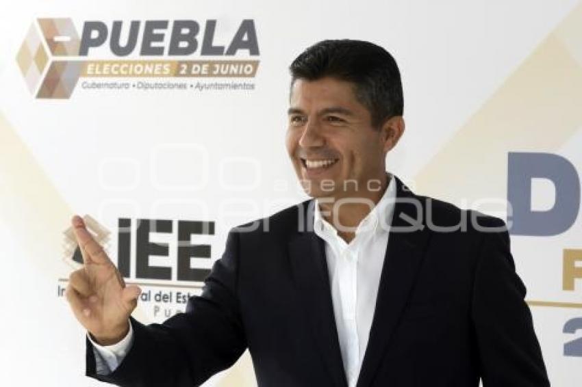 DEBATE PUEBLA 2024 . EDUARDO RIVERA