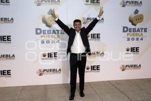 DEBATE PUEBLA 2024 . EDUARDO RIVERA