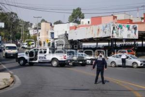 TLAXCALA . CIERRE VIAL