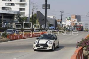 PERIFERICO .  APERTURA DE CARRIL