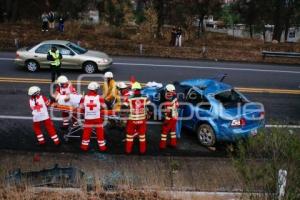 TLAXCALA . ACCIDENTE VIAL