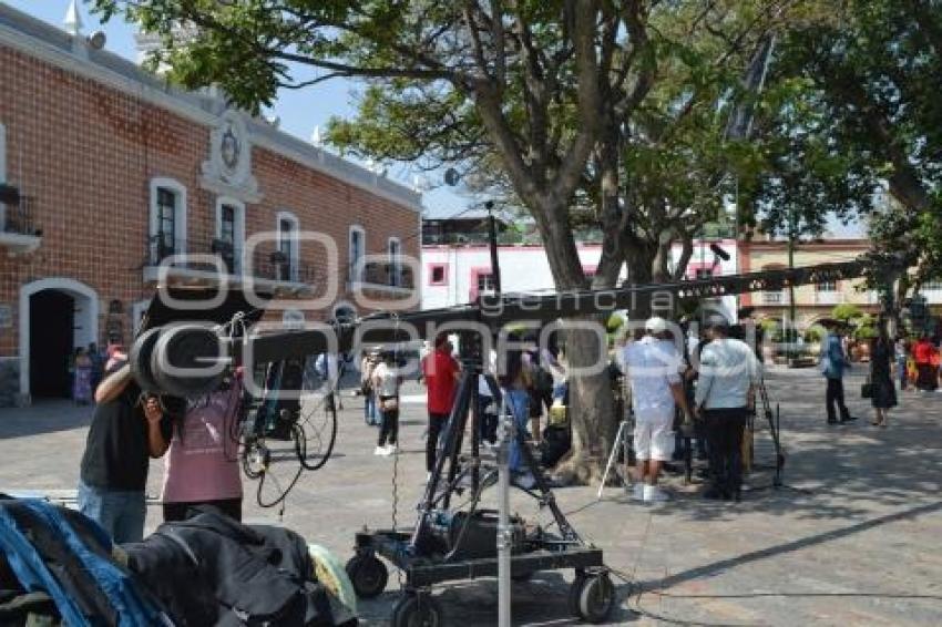 ATLIXCO . FILMACIÓN TELENOVELA