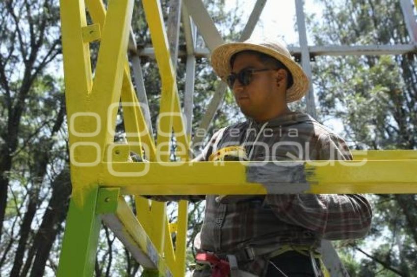 TLAXCALA . TORRE DE ESCALADA