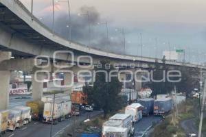 BLOQUEO AUTOPISTA MÉXICO-PUEBLA