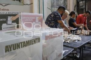 ELECCIONES 2024 . CIERRE DE CASILLA