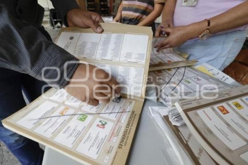ELECCIONES 2024 . CIERRE DE CASILLA
