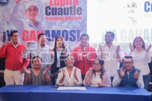 ELECCIONES 2024 . GUADALUPE CUAUTLE