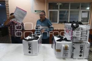 TLAXCALA . RESGUARDO PAQUETES ELECTORALES