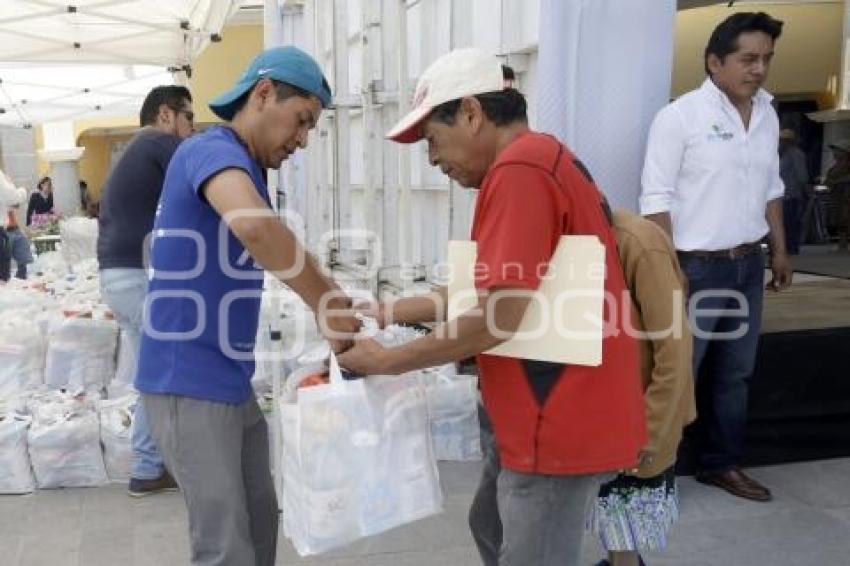 SAN ANDRÉS CHOLULA . APOYO ALIMENTARIO