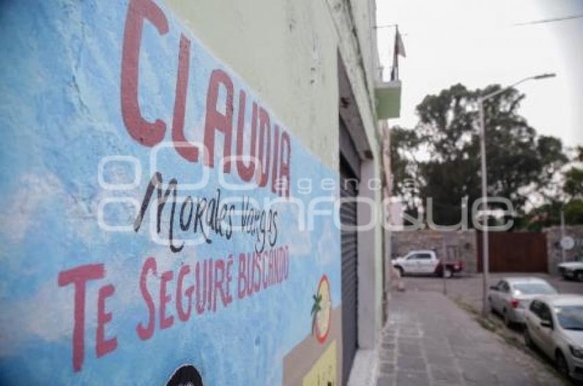MURAL . MUJER DESAPARECIDA