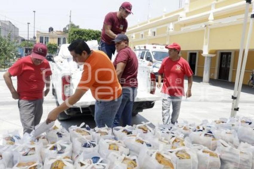 SAN ANDRÉS CHOLULA . APOYO ALIMENTARIO
