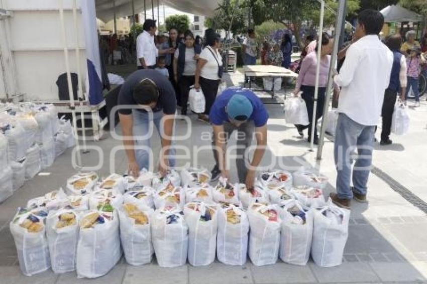 SAN ANDRÉS CHOLULA . APOYO ALIMENTARIO