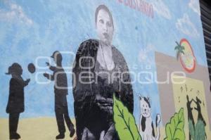 MURAL . MUJER DESAPARECIDA