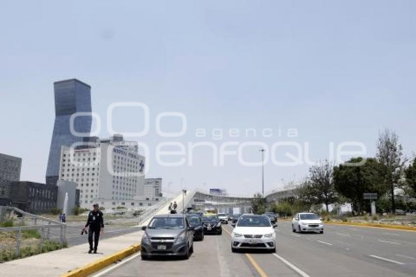 VÍA ATLIXCÁYOTL . PUENTES ELEVADOS