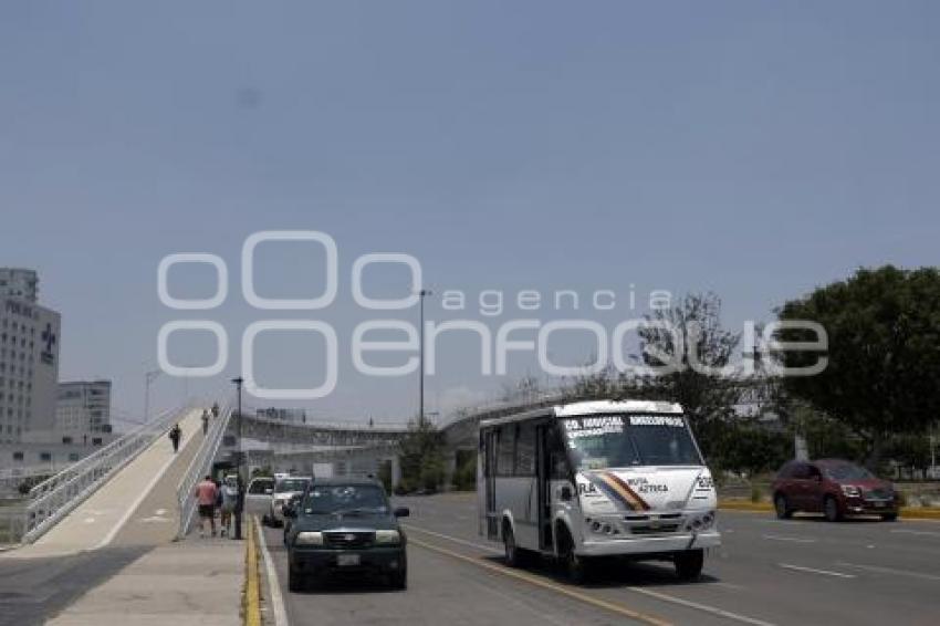 VÍA ATLIXCÁYOTL . PUENTES ELEVADOS