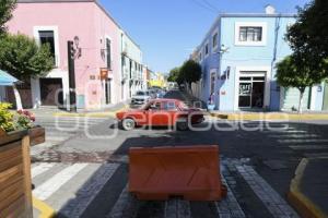 TLAXCALA . CIERRE DE CALLES