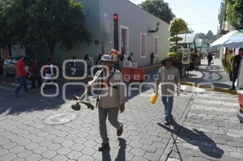 TLAXCALA . CIERRE DE CALLES