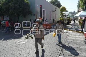 TLAXCALA . CIERRE DE CALLES