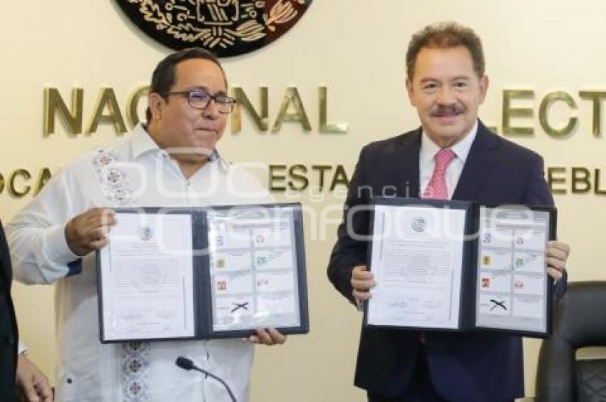 IGNACIO MIER . CONSTANCIA SENADORES