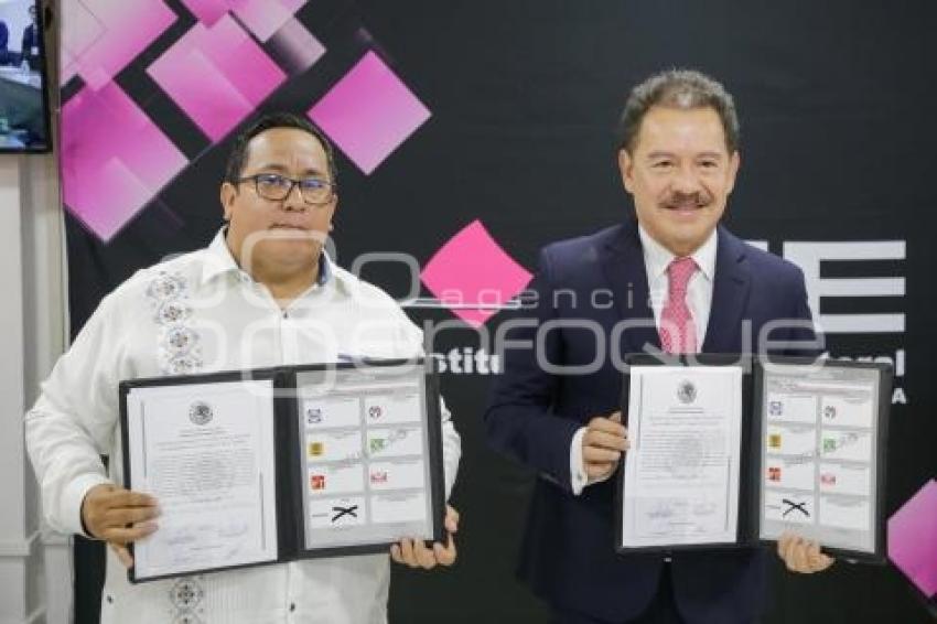 IGNACIO MIER . CONSTANCIA SENADORES