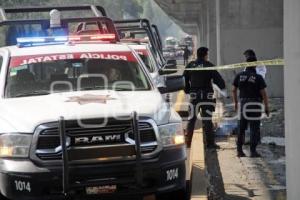 CADÁVER . AUTOPISTA MÉXICO - PUEBLA