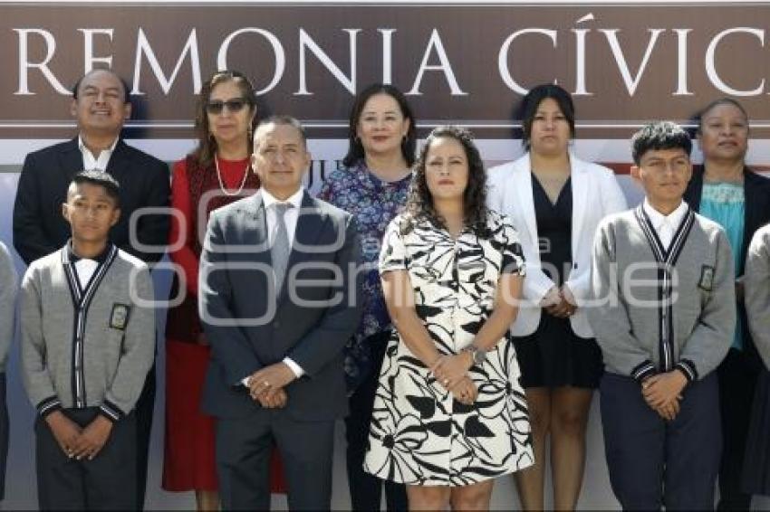 SAN ANDRÉS CHOLULA . CEREMONIA CÍVICA