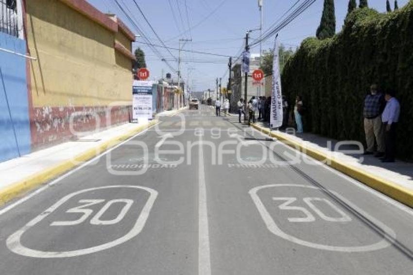 SAN PEDRO CHOLULA . OBRA PÚBLICA