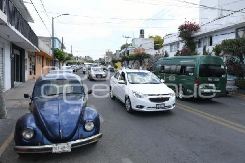 TLAXCALA . TRÁFICO VEHÍCULAR