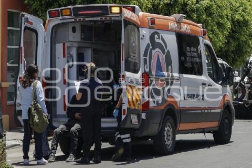 11 PONIENTE . ACCIDENTE