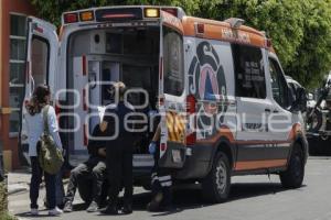 11 PONIENTE . ACCIDENTE